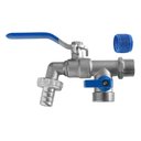 Ver imagem 2 de Torneira de Parede com 2 Saídas para Tanque e Máquina de Lavar Linha Jardim Anti Ferrugem 1/2X3/4