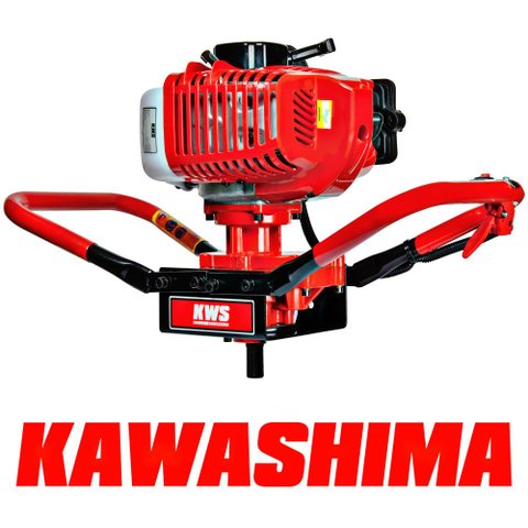 Perfurador De Solo Profissional ED 52-S Kawashima À Gasolina 52cc 2t Encaixe 20mm Profissional
