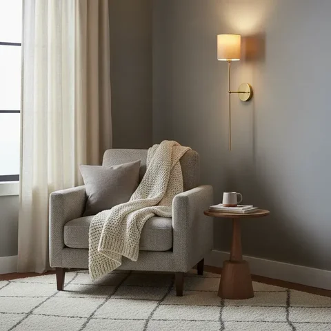 Arandela Luminária de Parede Clássico Moderna com Cupula Ref 83 Decoração Casa Sala Quarto Banheiro
