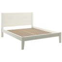 Ver imagem 1 de Cama Casal Queen 160cm Madeira Maciça Lazio Branco F07 - Mpozenato