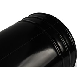 Porta guarda-chuvas preto em aço galvanizado 40 x 17 cm - 4