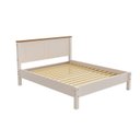 Ver imagem 2 de Cama Casal 158cm com Pés em Maderia Maciça Joy Branco/Off White