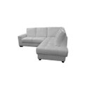 Ver imagem 3 de Sofá de Couro Canto Marrocos 2 Lugares com Chaise Direita Branco Pigmentado - Mempra Design
