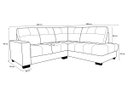 Ver imagem 7 de Sofá de Couro Canto Marrocos 2 Lugares com Chaise Direita Branco Pigmentado - Mempra Design