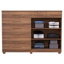 Ver imagem 2 de Cômoda New Triunfo 8 Gavetas 2 Portas 2 Prateleiras com Sapateira - Benetil