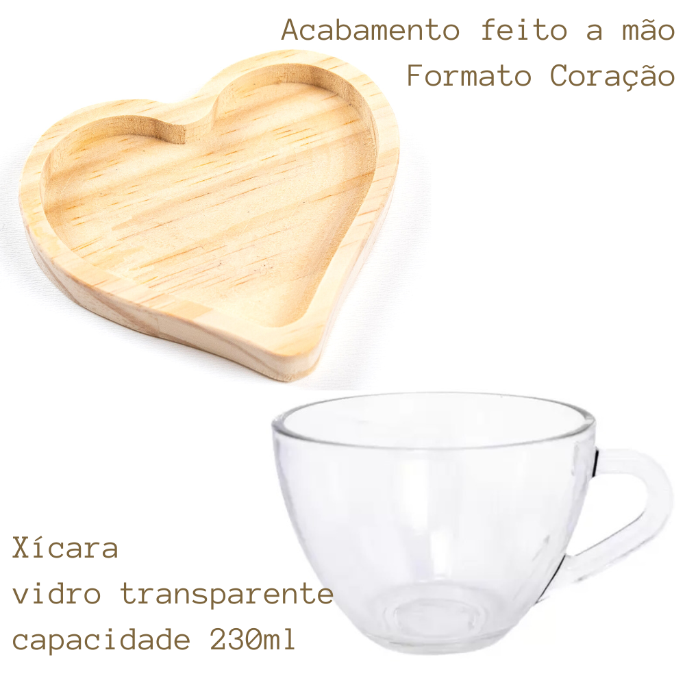 Louça Café da Manhã Mesa Posta Conjunto Xícara Chá Completo - 7