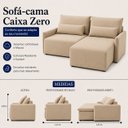Ver imagem 3 de Sofá Pequim Caixa Zero 200m - Bege