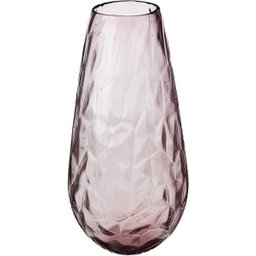 Vaso Decorativo Vidro Lilás Grande 39X19X14Cm - 1