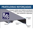 Ver imagem 6 de Estante Aço 6 Prateleiras com reforço 30cm 15kg/prateleira cor Cinza