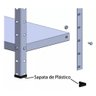 Estante Aço 6 Prateleiras com reforço 30cm 15kg/prateleira cor Cinza - 5
