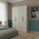 Ver imagem 3 de Guarda-roupa Modular 4 Portas 6 Gavetas 1011 Ilan Carvalho