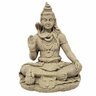 Estátua De Shiva Com Base De Resina Plástica Areia 20Cm - 1