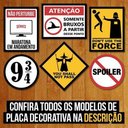 Ver imagem 3 de Placa Decorativa Nerd - Please Don'T Use The Force (27x35)