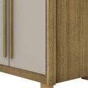 Ver imagem 5 de Guarda Roupa Casal 6 Portas 3 Gavetas Mdf 275 Cm Nature Fend Vlr
