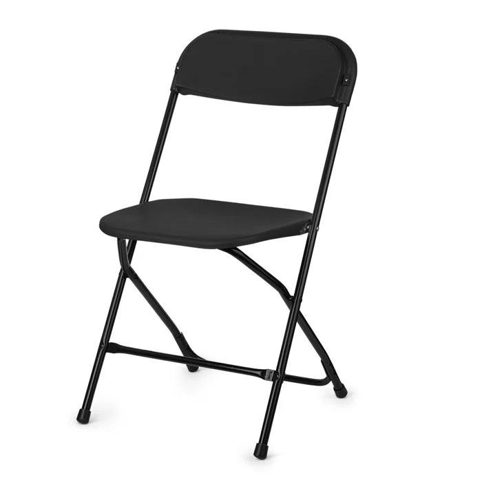 Cadeira dobrável compacta preta - Duratec