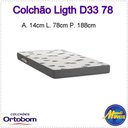 Ver imagem 2 de Colchão Solteiro ORTOBOM Light Espuma D33 78cm