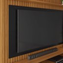 Ver imagem 7 de Estante para Tv até 65 Polegadas 2 Portas Ripado Havana Freijó Trend/preto Tx - Pnr Móveis