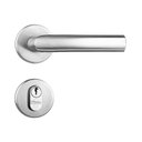 Ver imagem 1 de Fechadura Linha 1400 - Externa - Siena - Roseta Inox Escovado