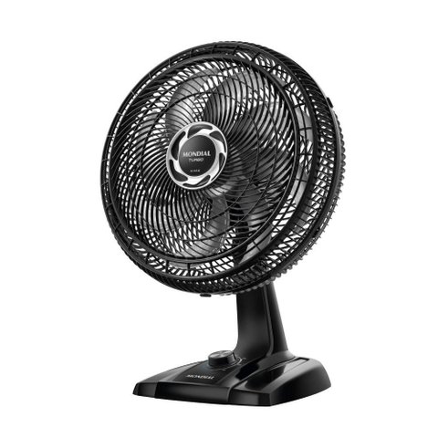 Ventilador de Mesa Mondial nvt-40-8p-b Turbo 40cm 8 Pás Preto 127v 3798-01