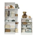 Ver imagem 5 de Jogo de Quarto Infantil com Guarda-Roupa 2 Portas e Cômoda 3 Gavetas Confete Multimóveis MP4906
