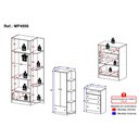 Ver imagem 4 de Jogo de Quarto Infantil com Guarda-Roupa 2 Portas e Cômoda 3 Gavetas Confete Multimóveis MP4906