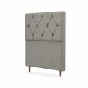 Ver imagem 4 de Cabeceira para Cama Solteiro Estofada ,088 ,Mts Zoe Vilajo: Suede Camurça