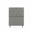 Ver imagem 3 de Cabeceira para Cama Solteiro Estofada ,088 ,Mts Zoe Vilajo: Suede Camurça