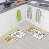 Kit Tapetes de Cozinha Gatinho Ranzinza Não Vou Limpar - 5