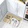 Kit Tapetes de Cozinha Gatinho Ranzinza Não Vou Limpar - 2