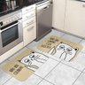 Kit Tapetes de Cozinha Gatinho Ranzinza Não Vou Limpar - 4