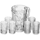 Ver imagem 1 de Conjunto de Jarra com 6 Copos de Cristal Kona 1L / 280ml Lyor