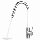 Ver imagem 3 de Torneira Gourmet Monocomando Misturador Prata 3 Jatos Extensivel Quente e Frio