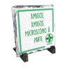 Quadro De Pedra Biomedicina Frase Amigos Microscópio À Parte - 1