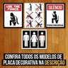 Placa Decorativa - Atenção Jogo Online Não Tem Pause (27x27) - 6