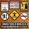 Placa Decorativa - Atenção Jogo Online Não Tem Pause (27x27) - 5