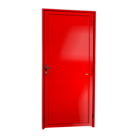 Porta Alumínio Lambril e.Vermelho 70 Brimak