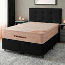 Ver imagem 1 de Cama Box + Colchão Queen Ortobom Molas Ensacadas Airtech + Cabeceira Estofada