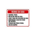 Ver imagem 1 de Placa Sinalização - Regras Casa Quebrou Pagou 36x46