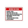 Placa Sinalização - Regras Casa Quebrou Pagou 36x46 - 1