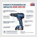 Ver imagem 6 de Parafusadeira Furadeira Impacto Gsb18v-50 Bivolt 2 Bat Bosch