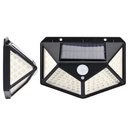 Ver imagem 2 de Luminaria Solar Arandela Kit 10 Uni Sensor Presença 3 Funçoes Detecta Movimento Parede Escada Quinta