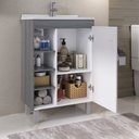 Ver imagem 2 de Conjunto para Banheiro Sophia com Pés - Fabribam Gabinetes