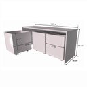 Ver imagem 3 de Mesa E Organizador De Brinquedos 100% Mdf Caixas Baús