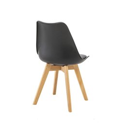 Kit 4 Cadeiras Saarinen Wood com Estofamento Várias Cores - 6
