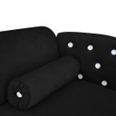 Ver imagem 4 de Caminha Pet Luxo Divâ Strass Tecido Veludo Divini Decor:preto
