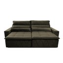 Ver imagem 6 de Sofá Retrátil Reclinável Amsterdam 3,00m Suede Velut Molas no Assento - King House