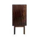 Ver imagem 3 de 4 Mesinhas Aparador Versátil Dobravel de Madeira, Compacta Imbuia