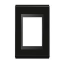 Ver imagem 2 de Kit C/5 Placas 4x2 3 Posições Weg Refinatto Style Preto Acetinado