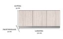 Ver imagem 2 de Armário Aéreo Multiuso P/ Cozinha Andreia 120cm C/03 Portas