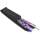 Ver imagem 4 de Butterfly Bsl-3 Canivete de Treino Rainbow Profissional sem Corte para Malabarismo